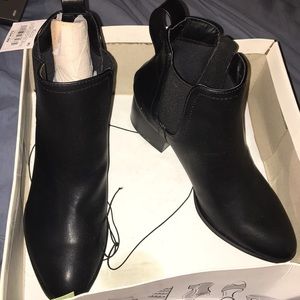 black high top high heels